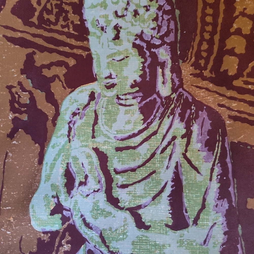 ORIGINAL Izawa Kiyohita (1907-1971), Seated Buddha - Picture 9 of 16